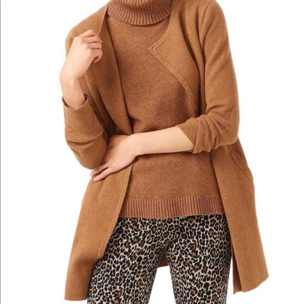 J Crew Vanessa Open-Front Seater Jacket